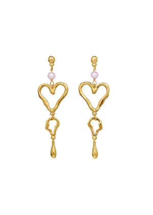 Sabrina earrings Forgyldt Maanesten 